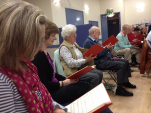 A recent Beaumaris Singers rehearsal